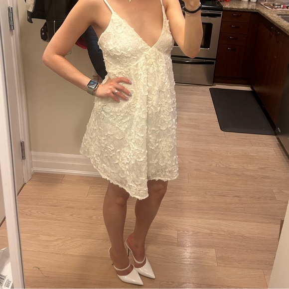 Lulus white 2-piece dress - Picture 3 of 8